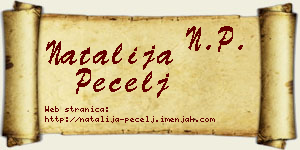 Natalija Pecelj vizit kartica